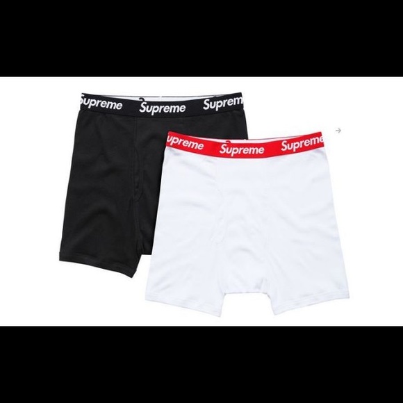 *BRAND NEW* Supreme x Hanes White Boxer Briefs - Picture 3 of 5